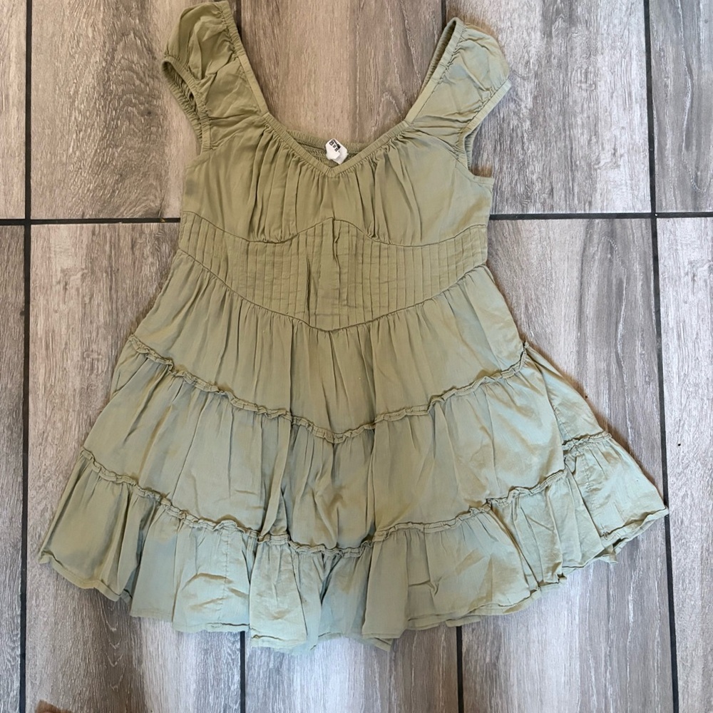 Cotton On Olive Green Mini Dress